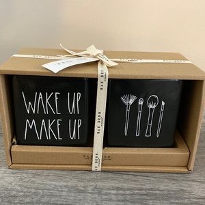 Rae Dunn Square Makeup Brush Holders